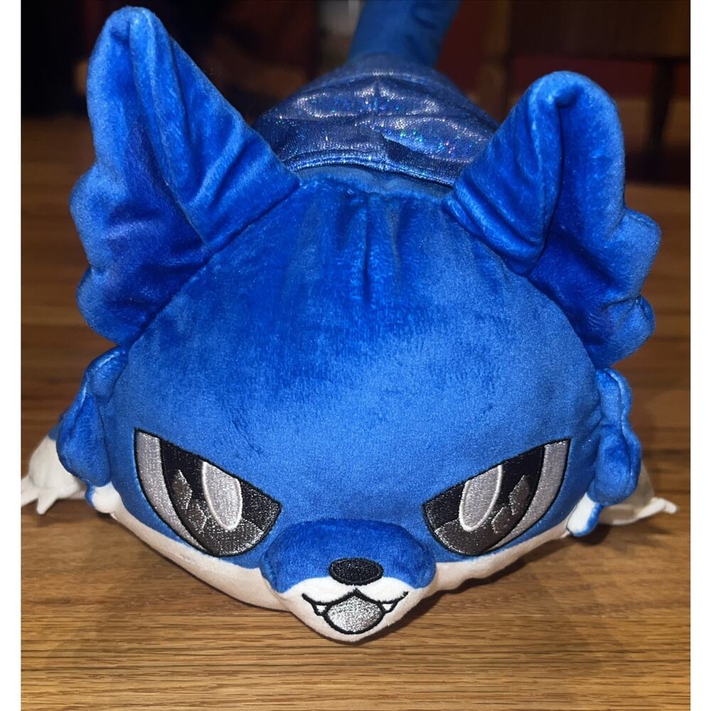 Aphmau Meemeows Plush 11" Mystery Cat Wolf Animal EIN Blue With Hoodie